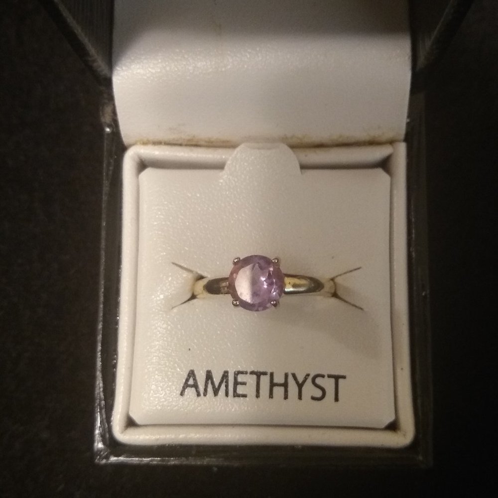 Amethyst Ring sz 7 Victoria Townsend